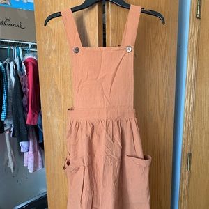 Mustard apron style Dress